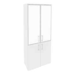 Шкаф O.ST-1.2R white/black